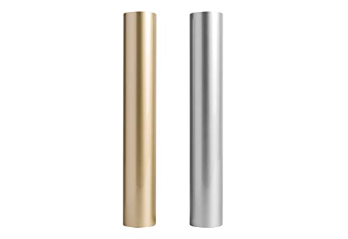 Cricut 2005255 Everyday Iron-On, Value Pack, Metallics Everday Bügelbild, Vorteilspack, gold-/silberfarben, 12" x 12ft Cricut 2005255 Everyday Iron-On, Value Pack, Metallics Everday Bügelbild, Vorteilspack, gold-/silberfarben, 12" x 12ft von Cricut