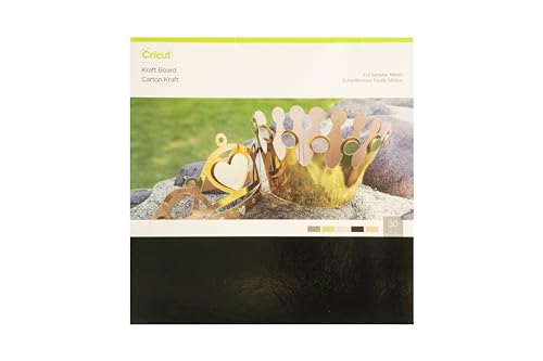 Cricut 2005490, Metall Kraftpapier-Folien-Sampler, 30,5 x 30,5 cm von Cricut