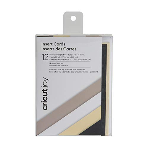 Cricut Unisex, Erwachsene Insert Cards, Neutrals, for Cricut Joy von Cricut