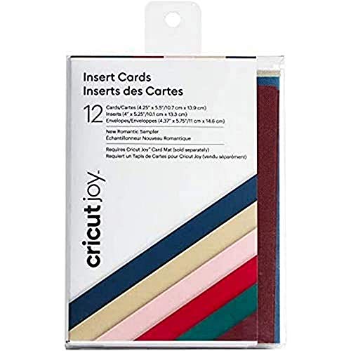 Cricut 2007256 Insert Cards, Papier, Romantic Sampler, for Joy von Cricut