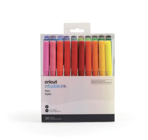 Cricut 2008002 Stück 30 Infusible Ink-Stifte im Set (0,4), One Size, 30 stück von Cricut