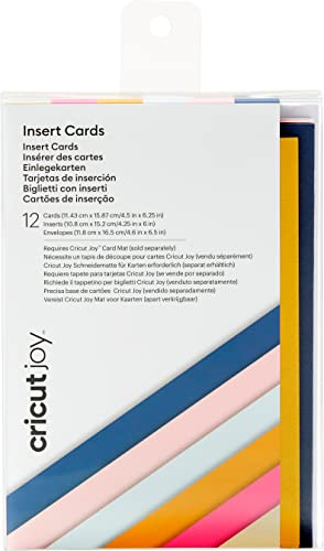 Cricut Joy Insert Cards | Sensei | 11,4 cm x 15,9 cm (4,5 "x 6,25") | 12-Pack | Zur Verwendung mit Cricut Freude von Cricut