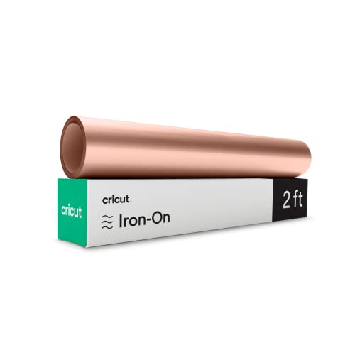 Cricut Everyday Iron On – Rotgold, 61 cm Rolle (30,5 x 61 cm) – HTV-Wärmetransfer-Vinyl für Hemden, Bekleidung, Hüte und mehr – kompatibel mit Maker & Explore-Maschinen Cricut Everyday Iron On – Rotgold, 61 cm Rolle (30,5 x 61 cm) – HTV-Wärmetransfer-Vinyl für Hemden, Bekleidung, Hüte und mehr – kompatibel mit Maker & Explore-Maschinen von Cricut