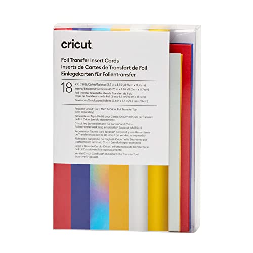 Cricut Insert Cards FOIL Celebration R10 Kartenset Rot, Blau von Cricut