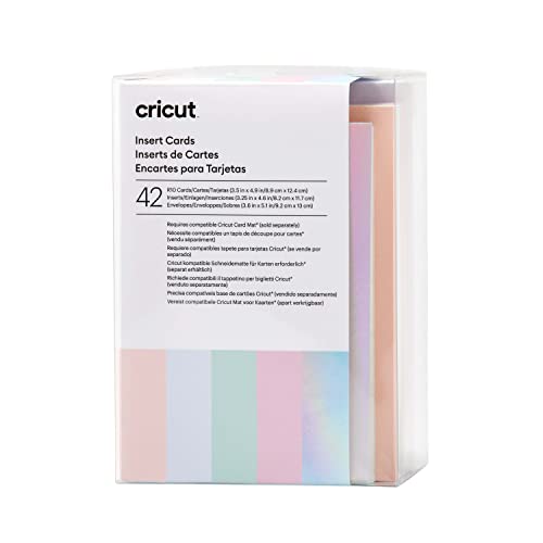Cricut Insert Cards | Prinzessin | 8,9 cm x 12,4 cm (Cricut -Größe R10) | 42-Pack | Zur Verwendung mit Cricut Card Matte von Cricut