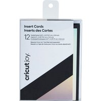 Cricut Joy Doppelkarten mit Einleger & Umschlägen "Insert Cards", 10,7 cm x 13,9 - Black/Silver Holographic Cricut Joy Doppelkarten mit Einleger & Umschlägen "Insert Cards", 10,7 cm x 13,9 - Black/Silver Holographic von Cricut