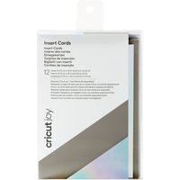 Cricut Joy Doppelkarten mit Einleger & Umschlägen "Insert Cards", 11,43 x 15,87 - Grey/Silver Holographic Cricut Joy Doppelkarten mit Einleger & Umschlägen "Insert Cards", 11,43 x 15,87 - Grey/Silver Holographic von Cricut