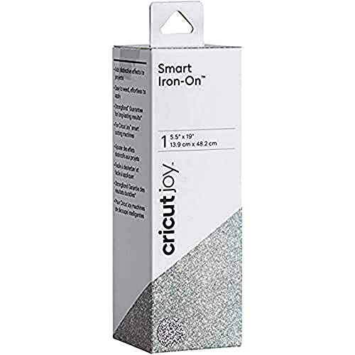 Cricut Joy Smart Glitzer zum Aufbügeln, PVC, Silber, 1 Stück, for Cricut Joy Cricut Joy Smart Glitzer zum Aufbügeln, PVC, Silber, 1 Stück, for Cricut Joy von Cricut