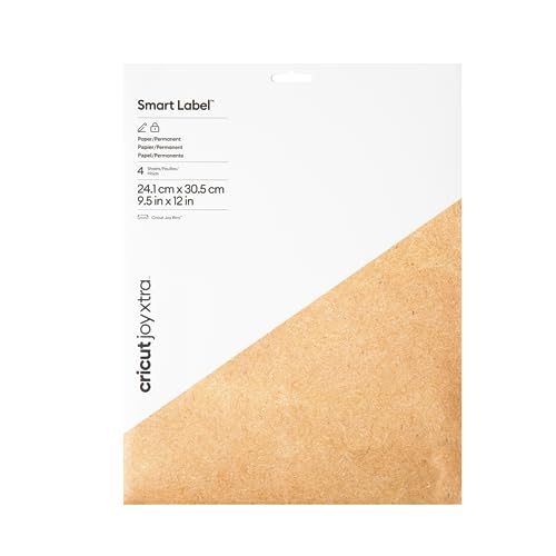 Cricut Joy Xtra Smart Label Papier – permanent (4 Stk.) von Cricut