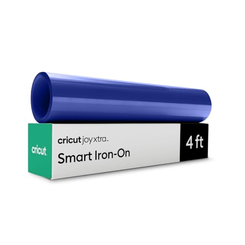 Cricut Joy Xtra Smart Bügelfolie, Königsblau – 24,1 cm x 121,9 cm – Großpackung von Cricut