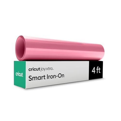 Cricut Joy Xtra Smart Bügelfolie, Rosa – 24,1 cm x 121,9 cm – Großpackung Cricut Joy Xtra Smart Bügelfolie, Rosa – 24,1 cm x 121,9 cm – Großpackung von Cricut