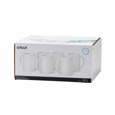 Keramiktassen für Mug Press weiß 425ml 6 Stück von cricut