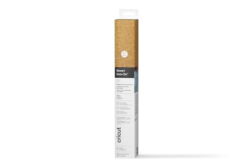 Cricut Smart Bügelbild, 33 x 91 cm, Glitzer-Gold von Cricut