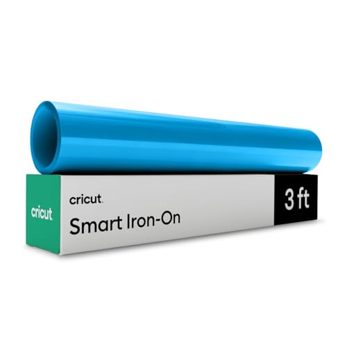 Cricut Smart Bügelfolie, Ozeanblau – 33 cm x 91,4 cm – Großpackung Cricut Smart Bügelfolie, Ozeanblau – 33 cm x 91,4 cm – Großpackung von Cricut