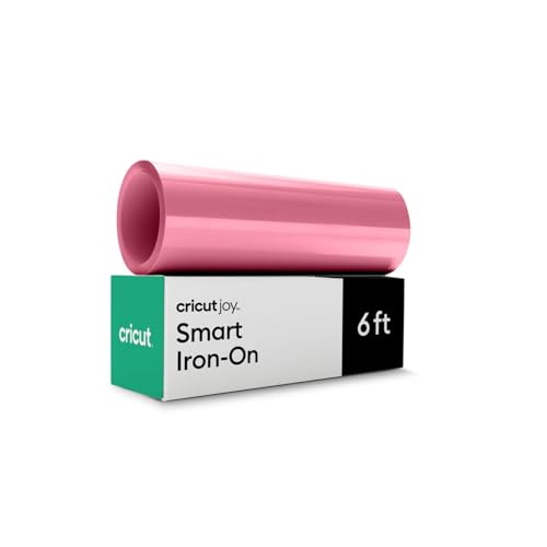Cricut Smart Bügelfolie, Rosa – 14 cm x 182,9 cm – Großpackung Cricut Smart Bügelfolie, Rosa – 14 cm x 182,9 cm – Großpackung von Cricut