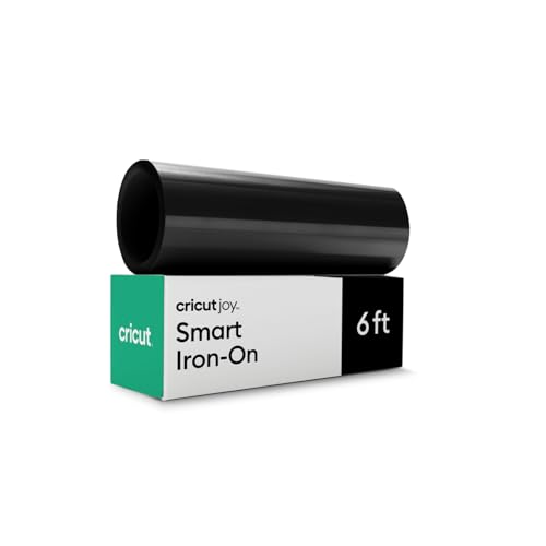 Cricut Smart Bügelfolie, Schwarz – 14 cm x 182,9 cm – Großpackung Cricut Smart Bügelfolie, Schwarz – 14 cm x 182,9 cm – Großpackung von Cricut