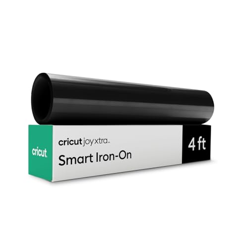 Cricut Smart Bügelfolie, Schwarz – 24,1 cm x 121,9 cm – Großpackung Cricut Smart Bügelfolie, Schwarz – 24,1 cm x 121,9 cm – Großpackung von Cricut