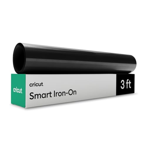 Cricut Smart Bügelfolie, Schwarz – 33 cm x 91,4 cm – Großpackung Cricut Smart Bügelfolie, Schwarz – 33 cm x 91,4 cm – Großpackung von Cricut