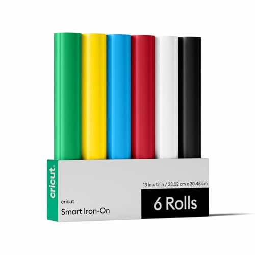 Cricut Smart Bügelfolie – Musterpaket – 33 cm x 30,5 cm (6er-Pack) von Cricut