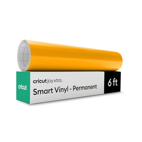 Cricut Smart Vinyl – Permanent, Maisgelb – 24,1 cm x 182,9 cm – Großpackung von Cricut