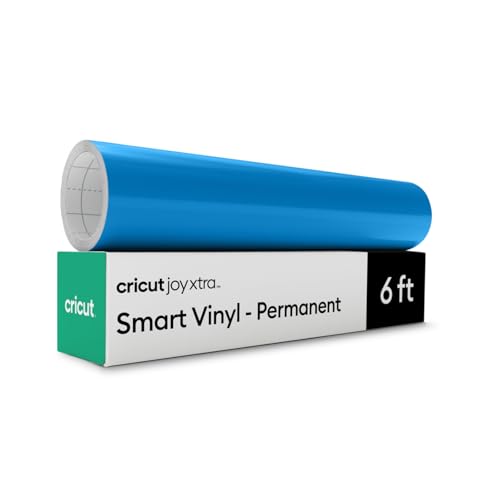 Cricut Smart Vinyl – Permanent, Ozeanblau – 24,1 cm x 182,9 cm – Großpackung von Cricut