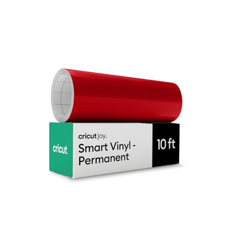 Cricut Smart Vinyl – Permanent, Rot – 14 cm x 304,8 cm – Großpackung Cricut Smart Vinyl – Permanent, Rot – 14 cm x 304,8 cm – Großpackung von Cricut