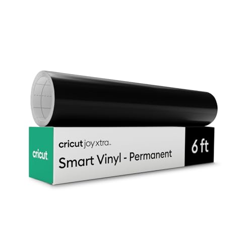 Cricut Smart Vinyl – Permanent, Schwarz – 24,1 cm x 182,9 cm – Großpackung Cricut Smart Vinyl – Permanent, Schwarz – 24,1 cm x 182,9 cm – Großpackung von Cricut