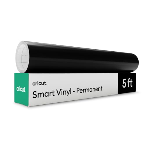 Cricut Smart Vinyl – Permanent, Schwarz – 33 cm x 152,4 cm – Großpackung Cricut Smart Vinyl – Permanent, Schwarz – 33 cm x 152,4 cm – Großpackung von Cricut