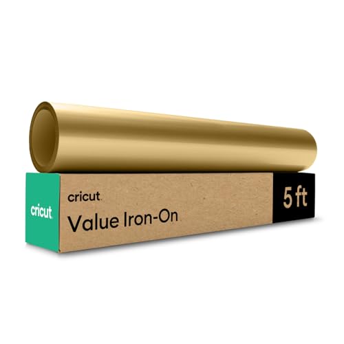 Cricut Value Bügelfolie – Gold – 30,5 cm x 152,4 cm Cricut Value Bügelfolie – Gold – 30,5 cm x 152,4 cm von Cricut