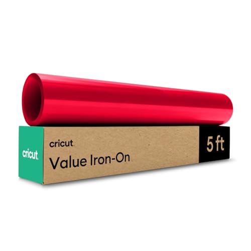 Cricut Value Bügelfolie – Rot – 30,5 cm x 152,4 cm Cricut Value Bügelfolie – Rot – 30,5 cm x 152,4 cm von Cricut