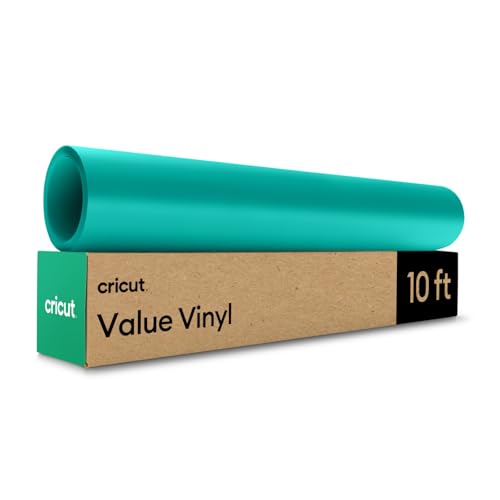 Cricut Value Vinyl – Matt, Türkis – 30,5 cm x 304,8 cm von Cricut
