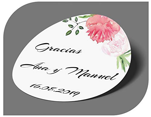 CrisPhy Personalisierbare Aufkleber für Hochzeit, mit Namen und Datum, Aufkleber für Einladungen, Hochzeit, Taufe, Verlobung, Geburtstag, Party, Weihnachten, Vintage, Stempel CrisPhy Personalisierbare Aufkleber für Hochzeit, mit Namen und Datum, Aufkleber für Einladungen, Hochzeit, Taufe, Verlobung, Geburtstag, Party, Weihnachten, Vintage, Stempel von CrisPhy