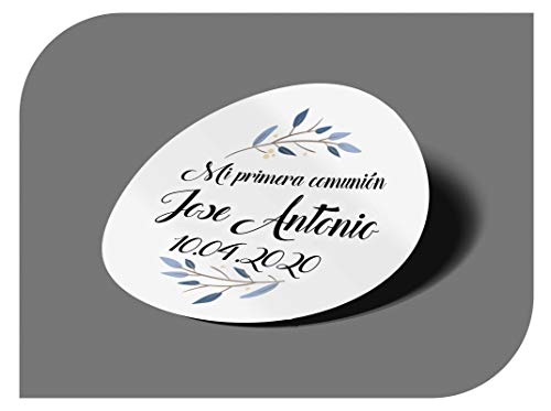 CrisPhy Personalisierbare Aufkleber für Taufe, Kommunion, Hochzeit, Party, Geburtstag, Vintage-Stempel, 26 Stück 60 mm, Mattes Papier CrisPhy Personalisierbare Aufkleber für Taufe, Kommunion, Hochzeit, Party, Geburtstag, Vintage-Stempel, 26 Stück 60 mm, Mattes Papier von CrisPhy