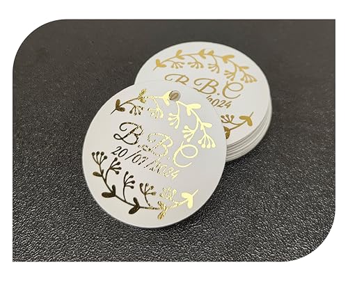 CrisPhy Personalisierbare Etiketten mit Namen und Datum, Gold, Silber, 5 Stück, Rund, Hochzeit, Taufe, Verlobung, Kommunion, Geburtstag, Party, Andenken CrisPhy Personalisierbare Etiketten mit Namen und Datum, Gold, Silber, 5 Stück, Rund, Hochzeit, Taufe, Verlobung, Kommunion, Geburtstag, Party, Andenken von CrisPhy