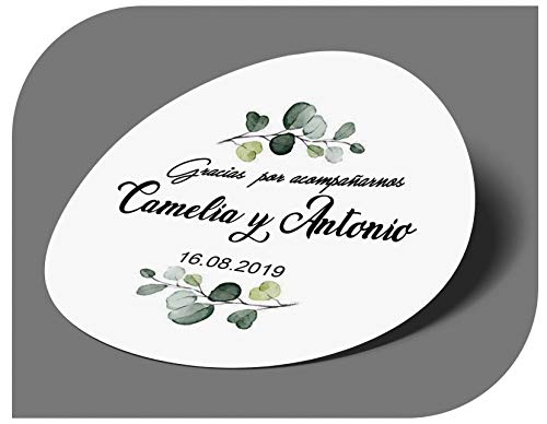 CrisPhy Personalisierbare Hochzeitsaufkleber mit Namen und Datum, Aufkleber für Einladungen, Hochzeit, Taufe, Verlobung, Geburtstag, Party, Weihnachten, Vintage, Stempel CrisPhy Personalisierbare Hochzeitsaufkleber mit Namen und Datum, Aufkleber für Einladungen, Hochzeit, Taufe, Verlobung, Geburtstag, Party, Weihnachten, Vintage, Stempel von CrisPhy