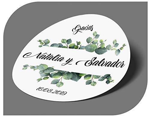 CrisPhy Personalisierbare Hochzeitsaufkleber mit Namen und Datum, Aufkleber für Einladungen, Hochzeit, Taufe, Verlobung, Geburtstag, Party, Weihnachten, Vintage, Stempel CrisPhy Personalisierbare Hochzeitsaufkleber mit Namen und Datum, Aufkleber für Einladungen, Hochzeit, Taufe, Verlobung, Geburtstag, Party, Weihnachten, Vintage, Stempel von CrisPhy