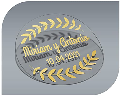 Personalisierbare Aufkleber Modell 8, mit Namen und Datum, transparent, für Einladungen, Hochzeiten, Taufen, Verlobungen, Geburtstage, Partys, Weihnachten, Vintage, Stempel Personalisierbare Aufkleber Modell 8, mit Namen und Datum, transparent, für Einladungen, Hochzeiten, Taufen, Verlobungen, Geburtstage, Partys, Weihnachten, Vintage, Stempel von CrisPhy