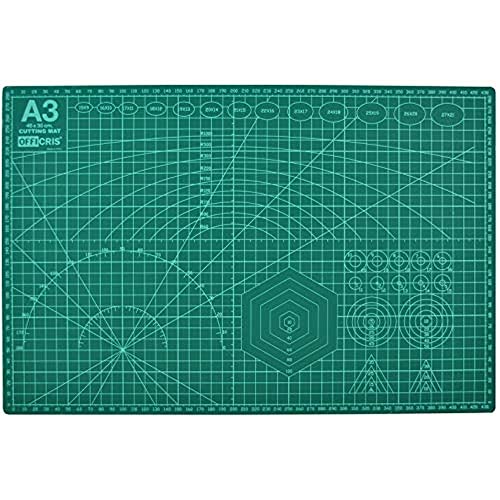 Criscolor 13809 Schneidbrett Größe globales Unternehmen, das Schneidebretter liefert zuverlässiger Partner, Sie können Sich verlassen, Polyvinylchlorid (PVC), grün, Tamaño A3 (297 x 420 mm) von Criscolor