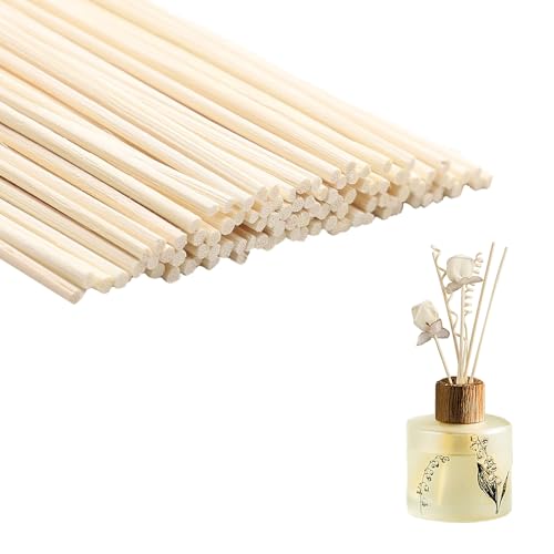 50 Stück Diffusor-Sticks, Duftstäbchen Nachfüllpack, Rattanstäbchen für Raumduft, 25 cm natürliche Rattan Reed Sticks, für ätherische Öle im Home Office Hotel Spa 50 Stück Diffusor-Sticks, Duftstäbchen Nachfüllpack, Rattanstäbchen für Raumduft, 25 cm natürliche Rattan Reed Sticks, für ätherische Öle im Home Office Hotel Spa von Criveple