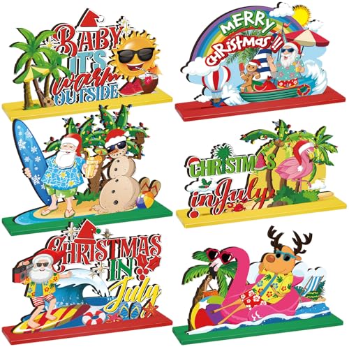 6 Stück Sommer Weihnachten im Juli Holz Tischdekoration Juli Sommer Tischdekoration Sets Dekor Weihnachten Party Supplies Santa Flamingo Palme Strand Party Tischdekoration Urlaub Xmas Supplies 6 Stück Sommer Weihnachten im Juli Holz Tischdekoration Juli Sommer Tischdekoration Sets Dekor Weihnachten Party Supplies Santa Flamingo Palme Strand Party Tischdekoration Urlaub Xmas Supplies von CroBlissful