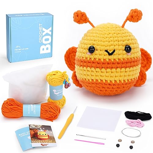 CrochetBox Komplettes Häkelset für Anfänger, Nektar Häkelset, Video-Tutorial einbeziehen, Anleitung, Weiches Garn CrochetBox Komplettes Häkelset für Anfänger, Nektar Häkelset, Video-Tutorial einbeziehen, Anleitung, Weiches Garn von CrochetBox