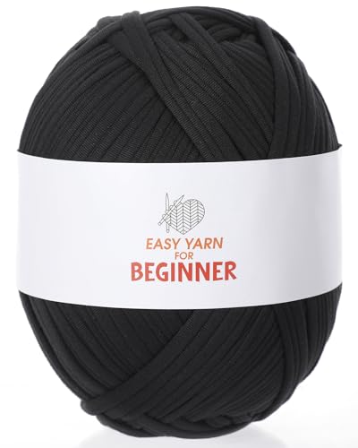 T-Shirt-Garn zum Häkeln – 1 Packung 400 g grobes Garn zum Häkeln, dickes T-Shirt-Garn zum Stricken von Taschen, Deckenkorb-Projekten, Stoffgarn, DIY, handgefertigtes Strickgeschenk, Heimdekoration, T-Shirt-Garn zum Häkeln – 1 Packung 400 g grobes Garn zum Häkeln, dickes T-Shirt-Garn zum Stricken von Taschen, Deckenkorb-Projekten, Stoffgarn, DIY, handgefertigtes Strickgeschenk, Heimdekoration, von CrochetBox