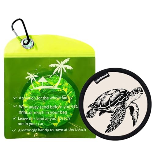 Croovepi Beach Sand Remover - Hautfreundlicher Radiergummi, Sanfter Wasserloser Reiniger Entferner - Gadgets, Must-Have Zubehör für Frauen & Männer, Familie von Croovepi