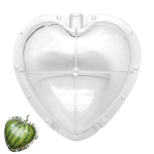 Croovepi Wassermelonen-Anzuchtform – Herzform für Wassermelonen – Gartenbedarf, Atemloch-Design, Formwerkzeug für Kürbisse, Melonen von Croovepi