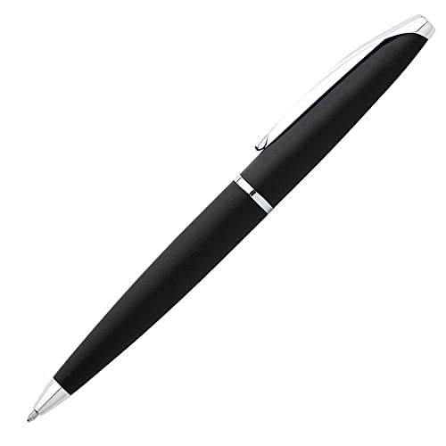 Cross ATX Kugelschreiber (Drehmechanik, Strichstärke M, Schreibfarbe schwarz, inkl. Geschenkbox) basalt-schwarz von Cross