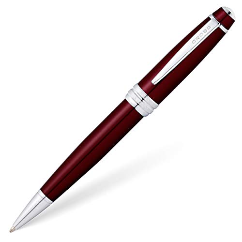 Cross Bailey Kugelschreiber (Drehmechanik, Schreibfarbe schwarz, Strichstärke M) Rot-Lack von Cross
