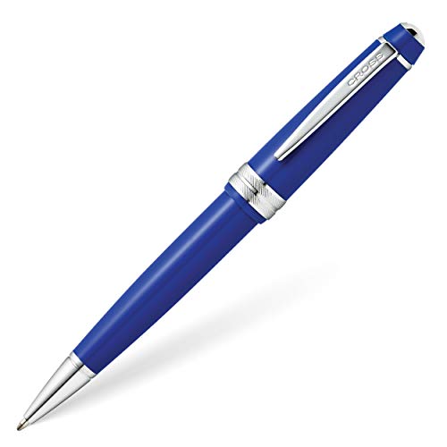 Cross Bailey Light Kugelschreiber (Strichstärke F, Schreibfarbe: schwarz, inkl. Geschenkverpackung) Blau, 1 Stück (1er Pack) von Cross