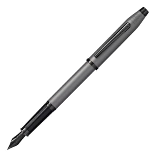 Cross Century II Füllfederhalter (F-Feder, Schreibfarbe schwarz, inkl. Premium Geschenkverpackung) gunmetal grey von Cross