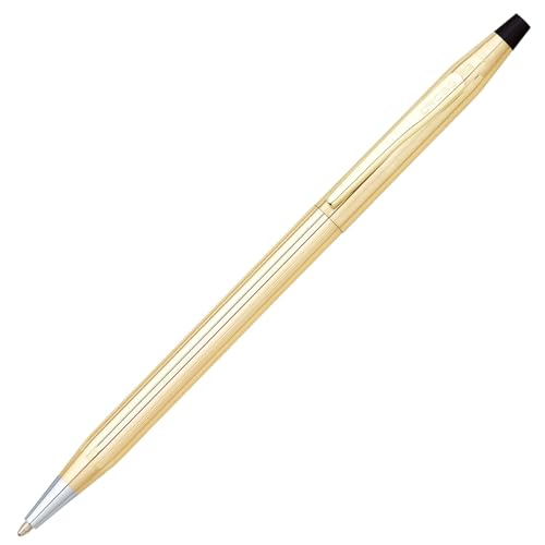 Cross Classic Century Kugelschreiber (Strichstärke M, Schreibfarbe: schwarz, nachfüllbar, inkl. Premium Geschenkbox) 10 Karat Walzgold von Cross