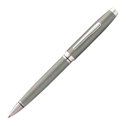 Cross Coventry Kugelschreiber (Strichstärke M, schwarz, dokumentenecht, inklusive Premium Geschenkverpackung) Gunmetal Gray mit verchromten Applikationen von Cross
